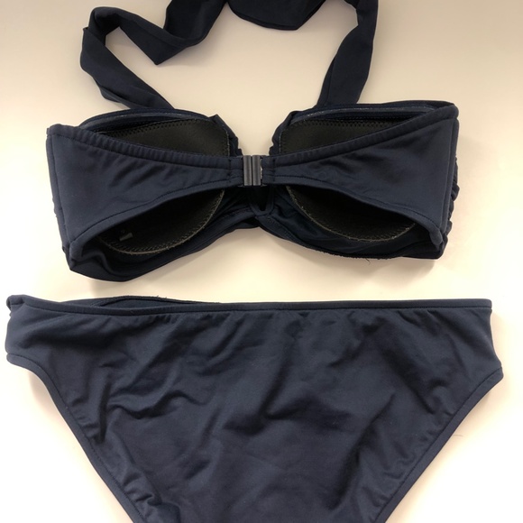 SeaFolly Navy Bikini set size 12 - Picture 4 of 6